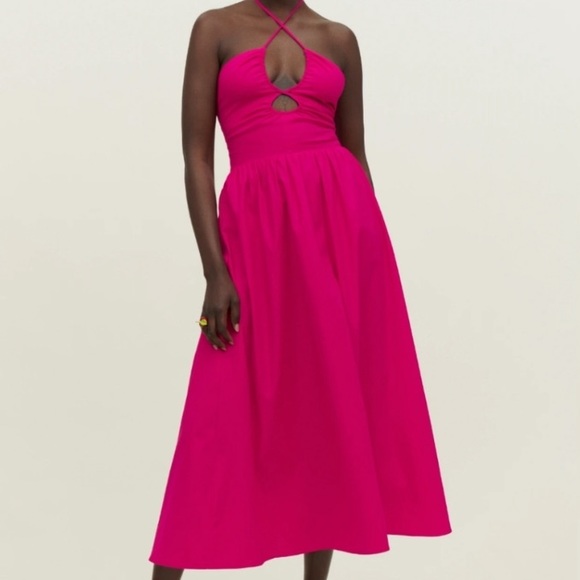 Reformation Dresses & Skirts - Reformation Stassie Midi Dress In Corvette 2 NWT